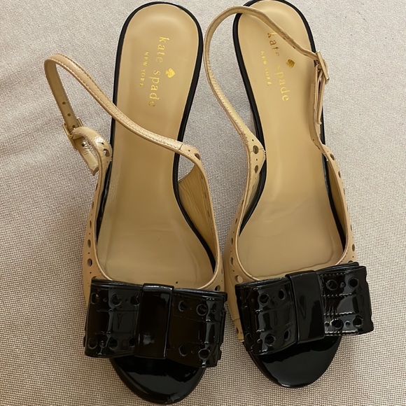 KATE SPADE NEW YORK OPEN TOE CUTOUT SLING-BACKS STUNNING! (7B) - Picture 2 of 11